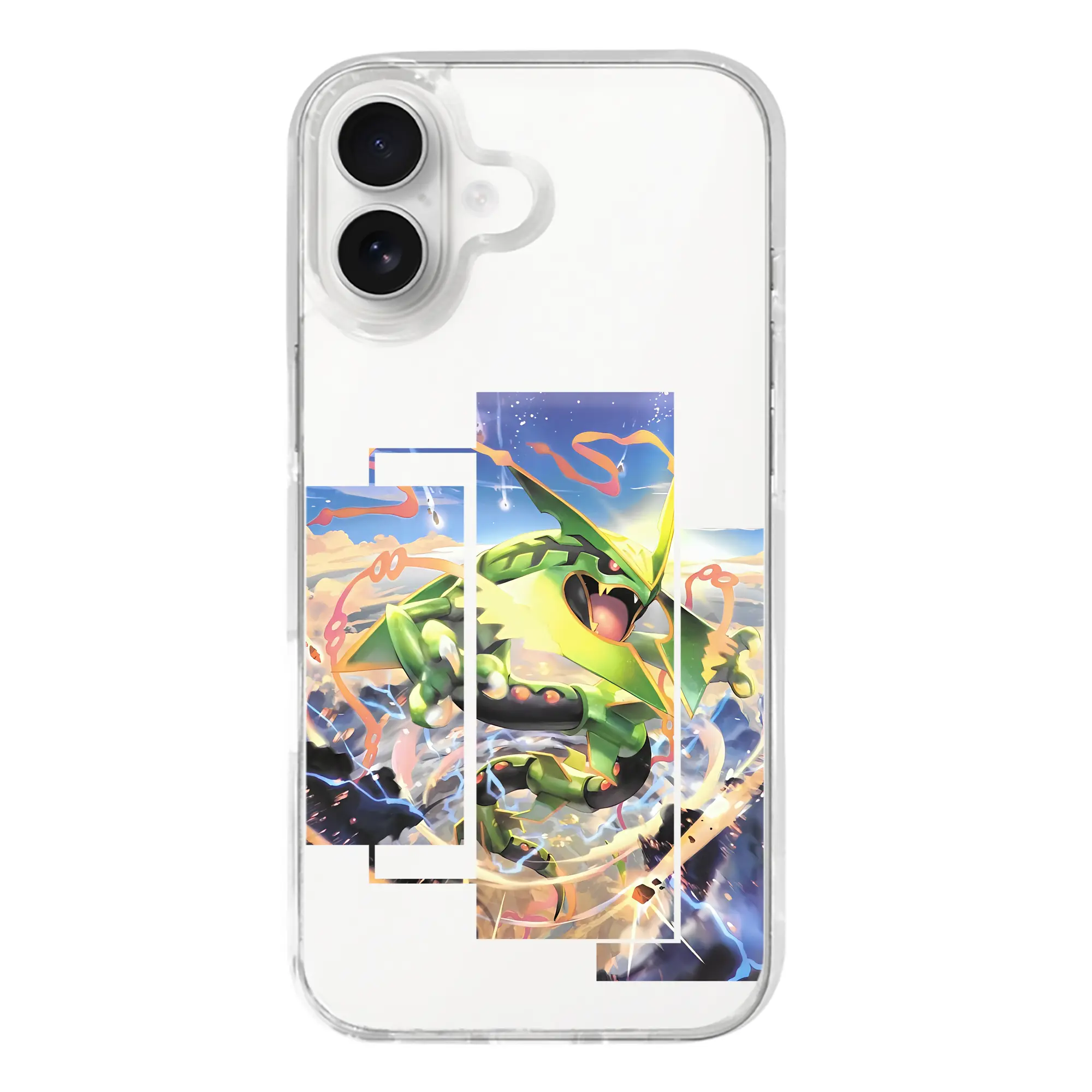 ポケモン グッズ,レックウザ - iPhone 17シリーズ 透明スマホケース – 薄型・耐衝撃・精密フィット保護カバー